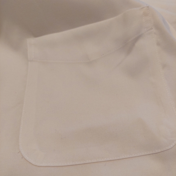 Ralph Lauren Black Label regular fit white cotton stretch dress shirt. Large - Picture 15 of 16